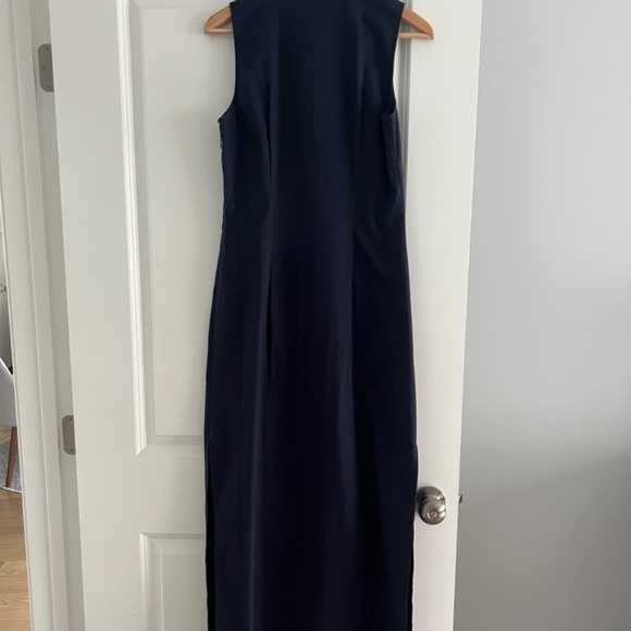 Sail to Sable navy maxi shift dress size S - Picture 2 of 6